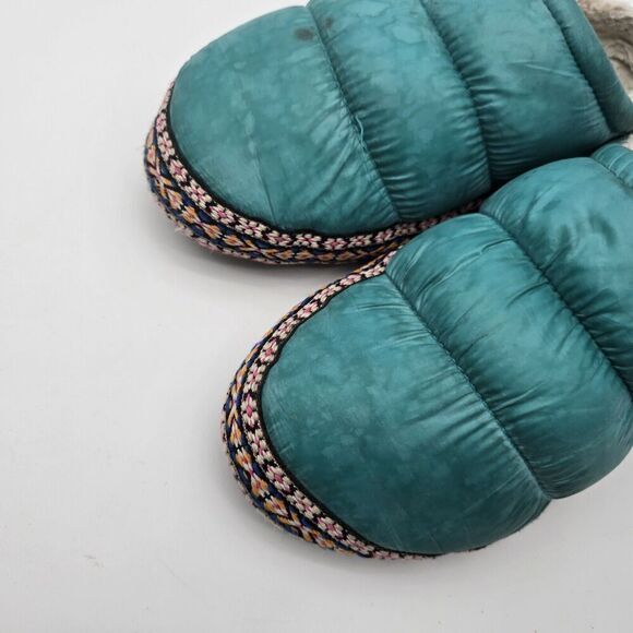 Ariat Slippers Womens XL 9.5 10 Blue Puffer Crius Insulated Synthetic Quilted - Picture 5 of 10